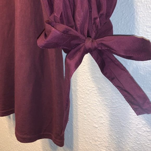 (Cinq à Sept) Bateau Neckline Three-Quarter Sleeve Top - Picture 5 of 11